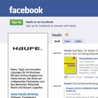 Kundendialog 2.0: Der Haufe-Verlag auf Facebook (Screenshot-Auschnitt).