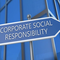 Sozialbewusstes nachhaltiges unternehmerisches Handeln (Corporate Social Responsibility, kurz: CSR) beginnt beim Umgang mit den eigenen Mitarbeitern, setzt sich bei den Produktionsbedingungen sowie der Lieferantenauswahl fort, und reicht bis hin zu ökologischem und anderem gesellschaftlichem Engagement.
