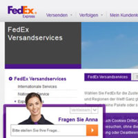 Kundenservice 4.0 – mit der virtuellen Assistentin „Anna“ bietet FedEx seinen Kunden online Hilfestellung zu nahezu fast allen Fragen und Anliegen und einen Online-Kundendienst rum die Uhr.