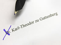 Trotz Verlust von Amt und Würden - wie u.a. des "in mühevoller Kleinstarbeit" erarbeiteten Dr.-Titels: Angesichts Millionen auf dem Familienkonto und exzellenter Kontakte braucht sich Karl-Theodor zu Guttenberg um seine Zukunft nicht zu sorgen.