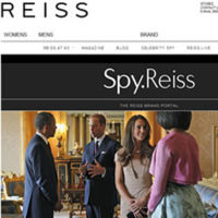  Ein Hebel, den jüngst die Modekette Reiss erfolgreich nutzte, ist das Platzieren von Produkten über Prominente, wie jüngst bei Reiss Kate Middleton (Screenshot-Ausschnitt: Reiss-Website - http://brand.reissonline.com/).
