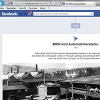 Höhepunkte aus der BMW-Geschichte (Bild: Screenshot-Ausschnitt von der BMW-Facebook-Chronik).