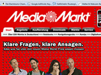 Screenshot-Ausschnitt der Media Markt-Website