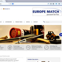 Macht aus der Not eine Tugend und erfand sich neu: der Zündholz-Markenhersteller Europe Match (Bild: Screenshot Europe Match-Website)