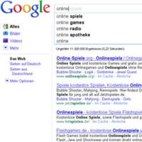 Die neue Google Instant-Suche (Screenshot: google.de)