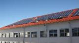 Erzeugen sauberen Strom – Photovoltaikmodule auf dem Bizerba Firmendach