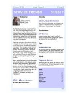 Newsletter SERVICE TRENDS 012017