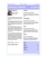 Newsletter SERVICE TRENDS 012018