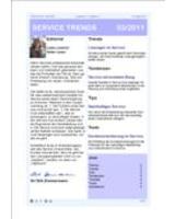 Newsletter SERVICE TRENDS 03 2011