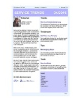 Newsletter SERVICE TRENDS 042016