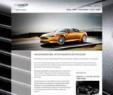 Screenshot zur neuen Website von Aston Martin Düsseldorf