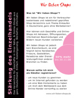 Shops in Deutschland im Verzeichnis „Wir lieben Shops“