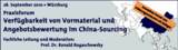 Praxisforum "Verfügbarkeit von Vormaterial und Angebotsbewertung im China-Sourcing"