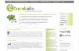 Die neue Startseite von trendmile.com