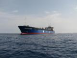 Der 5 200 Tonnen-Mehrzweckfrachter „Bosporusdiep“