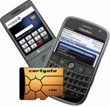 BlackBerry mit hbc und certgate Smart Card microSD