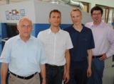 v.l. Ernst Berth, Daniel Berth, Andreas Berth, Jens Olbrich (exact Beratung GmbH)