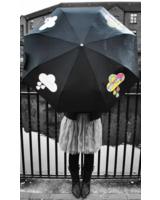 Sonnenschein Regenschirm mit Farbwechsel