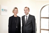 neue Partnerschaft geschlossen: S. Drexl-Wittbecker (ROI), M. Linder (FACTON)