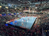 (Foto: HJKrieg, hl-studios, Erlg.) Arena Nürnberger Versicherung: größter Familien-Block der Liga   