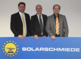 Die neue Geschäftsführung der Solarschmiede. Von links: Rudi Haas, Felix Schneider, Harald Zeich