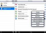 Dateien suchen, öffnen, bearbeiten oder in anderen installierten Applikationen nutzen mit mobilEcho