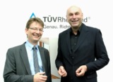 Dr. Stefan Poppelreuter, TÜV Rheinland, und Michael Kaschytza, DOMSET