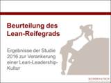 Lean-Reifegrad Studie 2016 - KUDERNATSCH