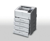Der SP 6430DN von Ricoh verfügt über eine maximale Papiereinzugskapazität von 2.100 Blatt.