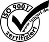 Ein klares Zeichen für Kunden und Geschäftspartner: Das ISOCERT-Logo.