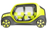 So sollen die Fahrzeuge im Projekt "Adaptive City Mobility" aussehen. Bild: ACM
