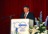 Geschäftsführer Horst Meister eröffnet die Festveranstaltung