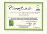 Zertifikat - grüne Umweltsiegel CNDA Brasilien