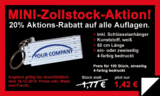 Mini-Zollstock-Aktion bei Primus-Print.de