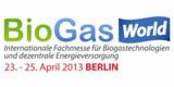 BiogasWorld 2013 in Berlin; internationale Fachmesse