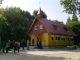 Die erste ELA Kapelle Russlands wurde vor Ort mit einem Spitzdach und Dachgeschoss ausgestattet.