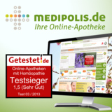 Medipolis.de ist Testsieger bei Online-Apotheken mit Homöopathie 
