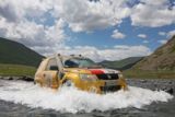 MUMOMA-Rallye - Auto bei Wasserdurchfahrt