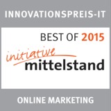 BEST-OF Auszeichnung in der Kategorie Online-Marketing für ci-book von d-serv