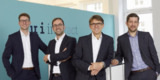 Geschäftsführer M. Lehmann, L. Rheingans, E. Klein & M. Eichler(2. v.r.),GF Bereich brand consulting