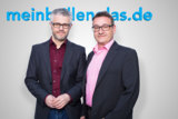 MeinBrillenglas.de-Gründer Valentin Popa und Manuel Hualde