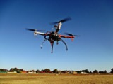 UAV im Einsatz für Luftaufnahmen in der Nähe von München
