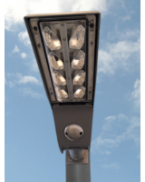 Cleverciti Parken Sensor integriert in einer Straßenleuchte; copyright Cleverciti Systems 2015