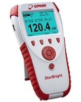 Das Laserleistungs- und Laserenergiemessgerät StarBright ist zu allen Ophir-Sensoren kompatibel..