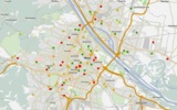 Mapping-/GIS-Software visualisiert Standorte auf der Landkarte und ermöglicht ein Scoring