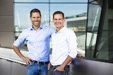 Die Hilding Sweden Geschäftsführer Dr. Max Fischer und Jens Köpke