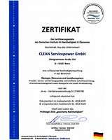 Clean mit dem Siegel „Gesicherte Nachhaltigkeit“ zertifiziert