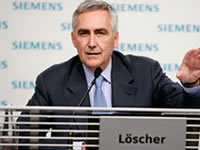 Ebenfalls mit klarer Linie sehr erfolgreich: der Siemens-Vorstandsvorsitzende Peter Lscher (Quelle: Siemens-Pressebild)