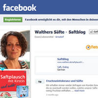 Screenshot-Ausschnitt der Facebook-Seite der Obstkelterei Walther