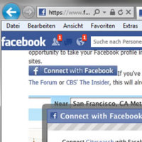 Screenshot-Ausschnitt eines Posts im Facebook-Blog zum Social Sign-in Facebook Connect.